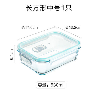 Premium Glass Meal Prep Containers — Airtight Lids Set
