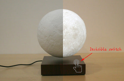 Levitating Moon Lamp – Magnetic Floating LED Night Light (18cm)