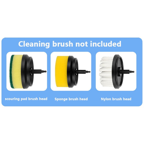Electric Cleaning Brush with 3 Brush Heads