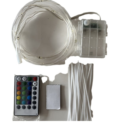 RGB LED String Lights with Copper Wire for Decor