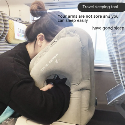 TravelEase Inflatable Neck Pillow — Compact Travel Comfort