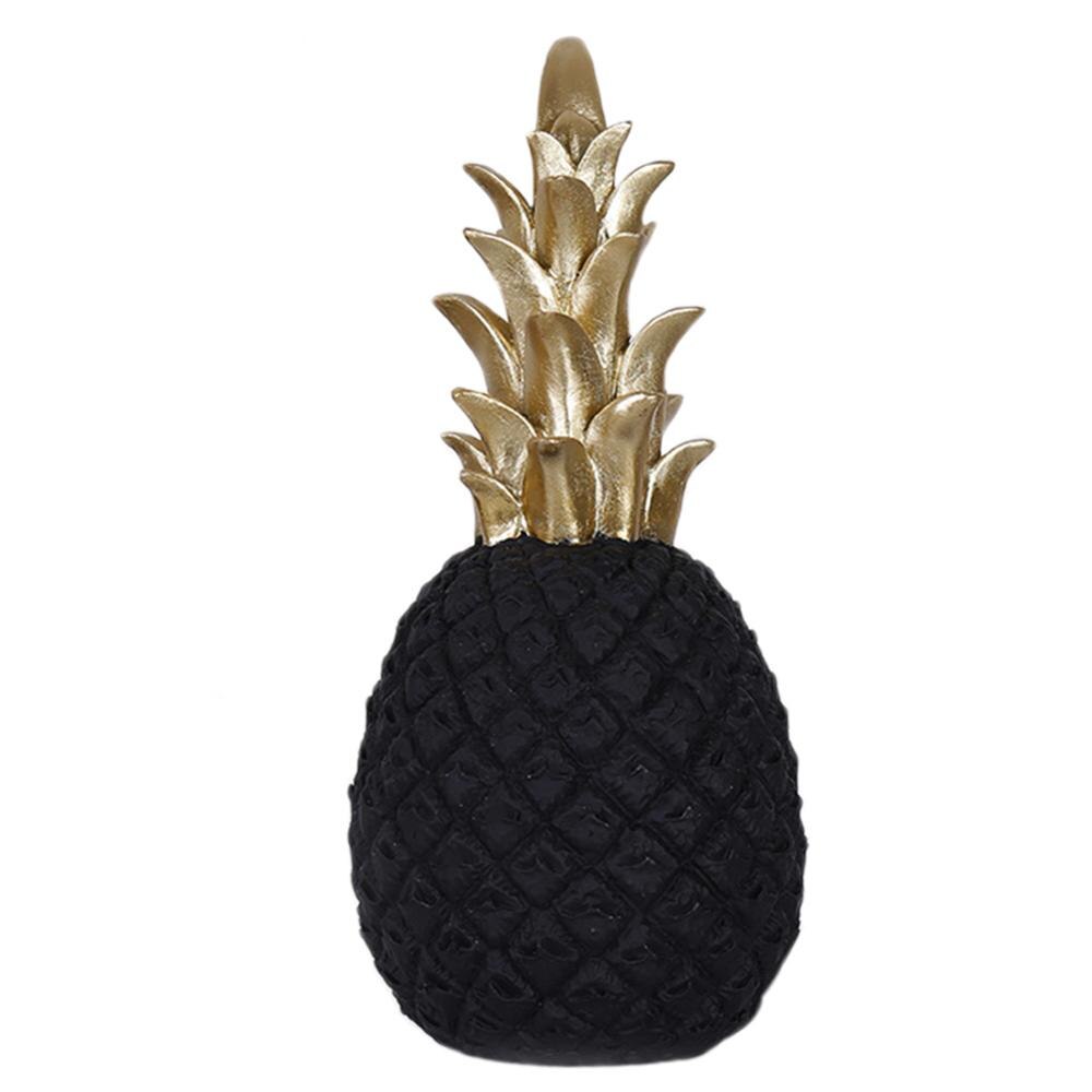 Gleaming Pineapple Resin Decor