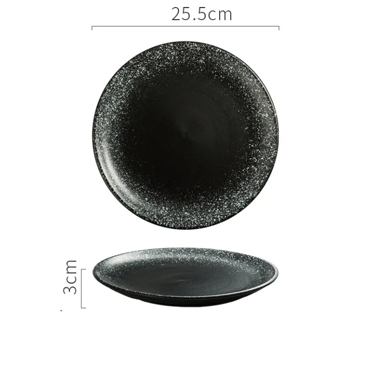 Artisan Ceramic Steak Plate – Aesthetic Home Dining Decor for a Stylish Table Setting