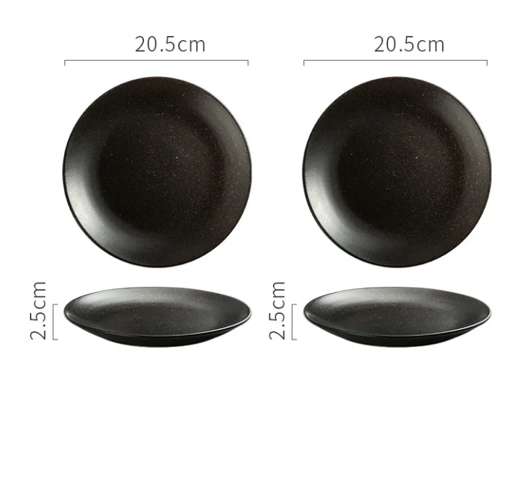 Artisan Ceramic Steak Plate – Aesthetic Home Dining Decor for a Stylish Table Setting