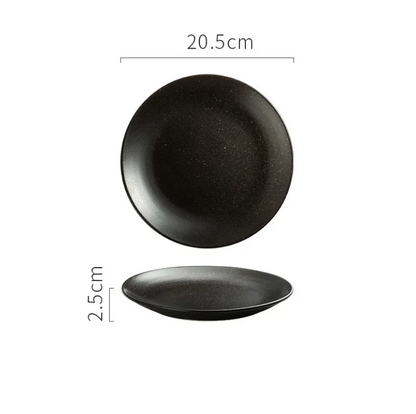 Artisan Ceramic Steak Plate – Aesthetic Home Dining Decor for a Stylish Table Setting