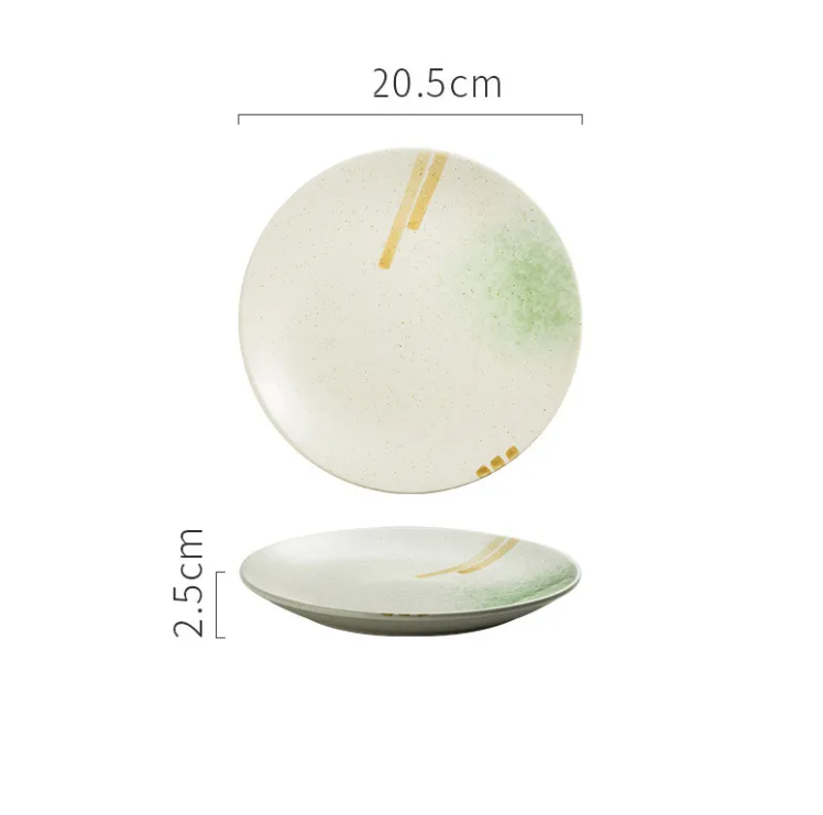 Artisan Ceramic Steak Plate – Aesthetic Home Dining Decor for a Stylish Table Setting