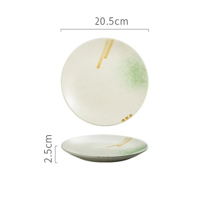 Artisan Ceramic Steak Plate – Aesthetic Home Dining Decor for a Stylish Table Setting