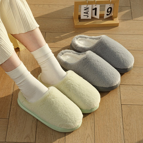 Cozy Winter Cotton Slippers for Women at Home