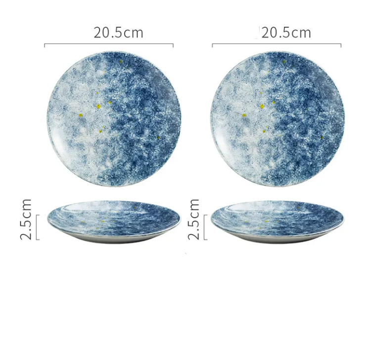 Artisan Ceramic Steak Plate – Aesthetic Home Dining Decor for a Stylish Table Setting
