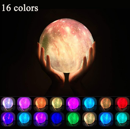Galactic Night Light 3D Lamp
