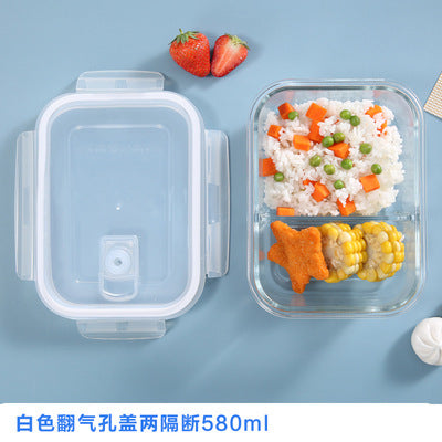 Premium Glass Meal Prep Containers — Airtight Lids Set