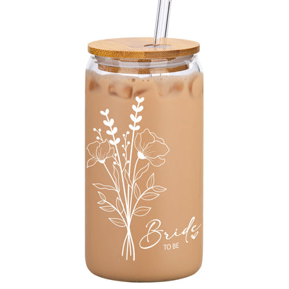 Bride to Be Glass Cup – Engagement & Bridal Shower Gift