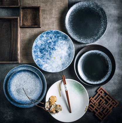 Artisan Ceramic Steak Plate – Aesthetic Home Dining Decor for a Stylish Table Setting