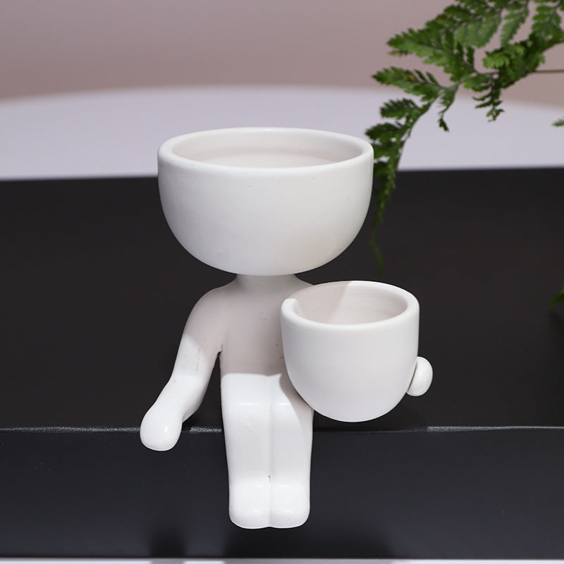 Artisan Ceramic Vase Planter