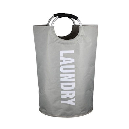 Fabric Heavy Duty Laundry Basket With Aluminum handle