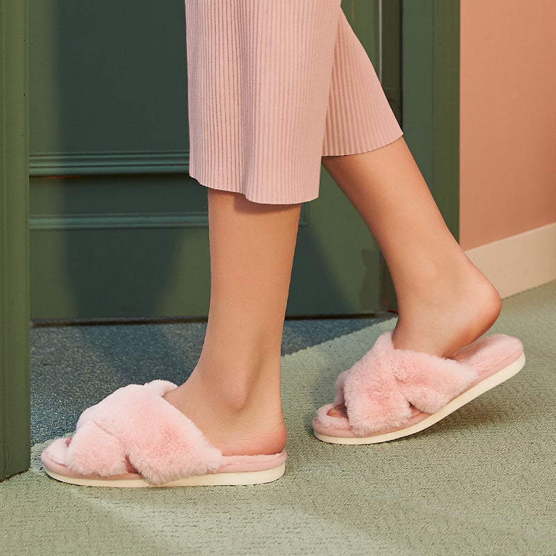 Warm Plush Home Slippers for Cozy Comfort