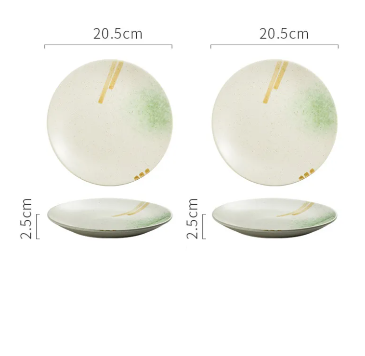 Artisan Ceramic Steak Plate – Aesthetic Home Dining Decor for a Stylish Table Setting
