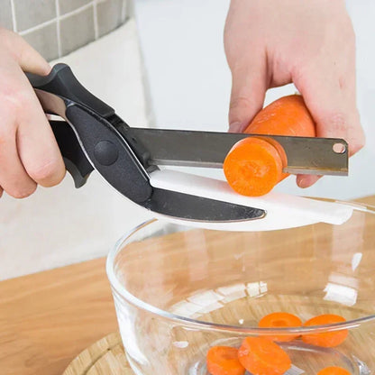 Kitchen Food Scissors with Cutting Board