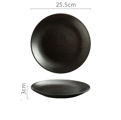 Artisan Ceramic Steak Plate – Aesthetic Home Dining Decor for a Stylish Table Setting