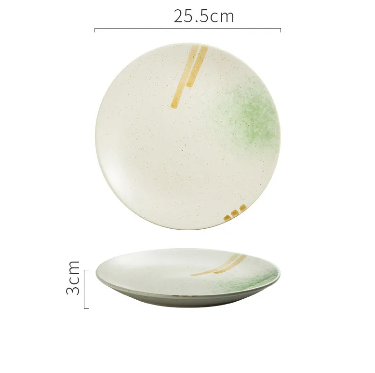 Artisan Ceramic Steak Plate – Aesthetic Home Dining Decor for a Stylish Table Setting