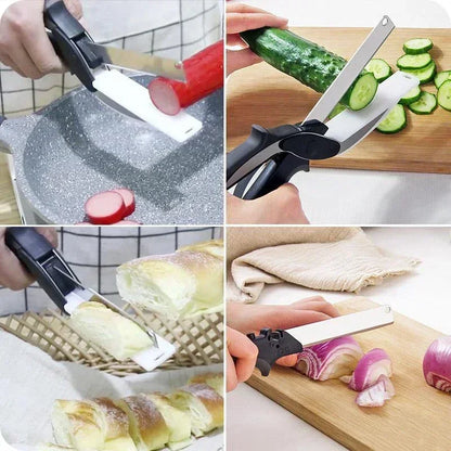 Kitchen Food Scissors with Cutting Board