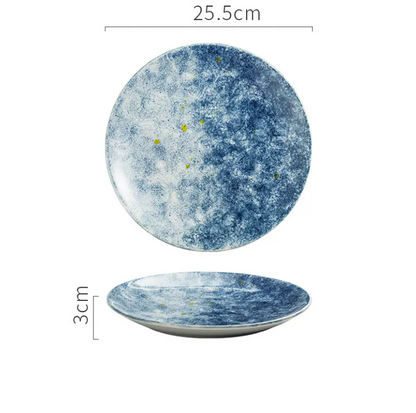 Artisan Ceramic Steak Plate – Aesthetic Home Dining Decor for a Stylish Table Setting