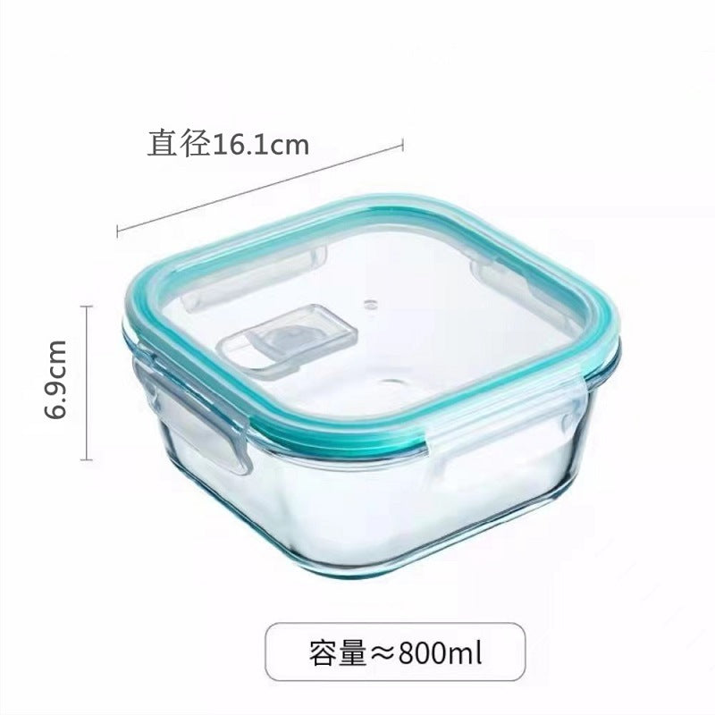 Premium Glass Meal Prep Containers — Airtight Lids Set
