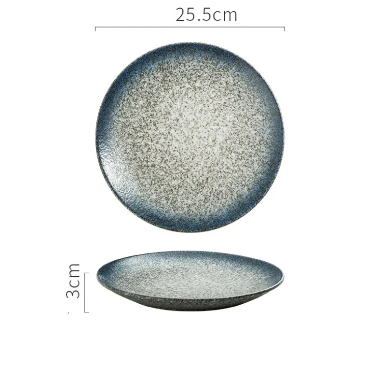 Artisan Ceramic Steak Plate – Aesthetic Home Dining Decor for a Stylish Table Setting