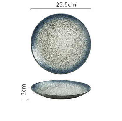 Artisan Ceramic Steak Plate – Aesthetic Home Dining Decor for a Stylish Table Setting