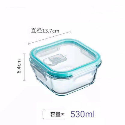 Premium Glass Meal Prep Containers — Airtight Lids Set