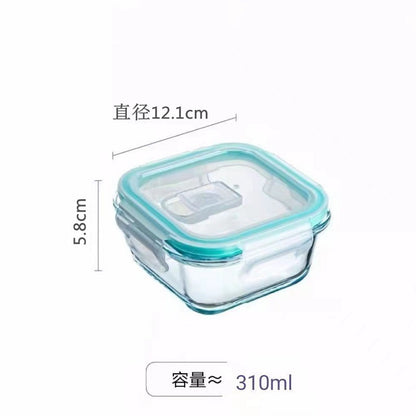 Premium Glass Meal Prep Containers — Airtight Lids Set