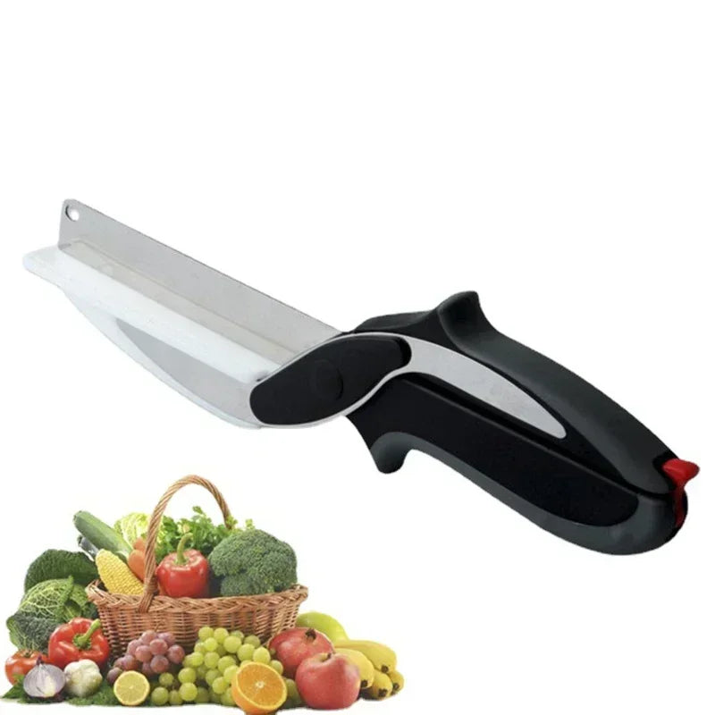 Kitchen Food Scissors with Cutting Board