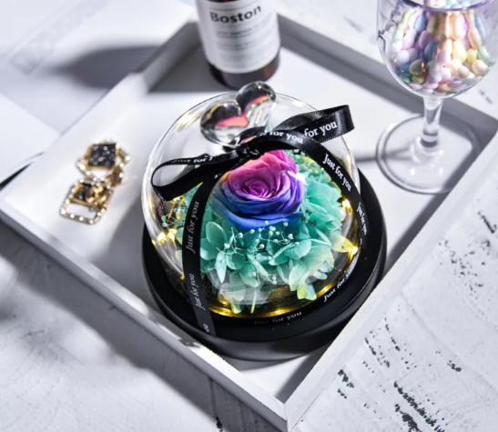 Preserved Rose Home Decor – Romantic Gift for Her