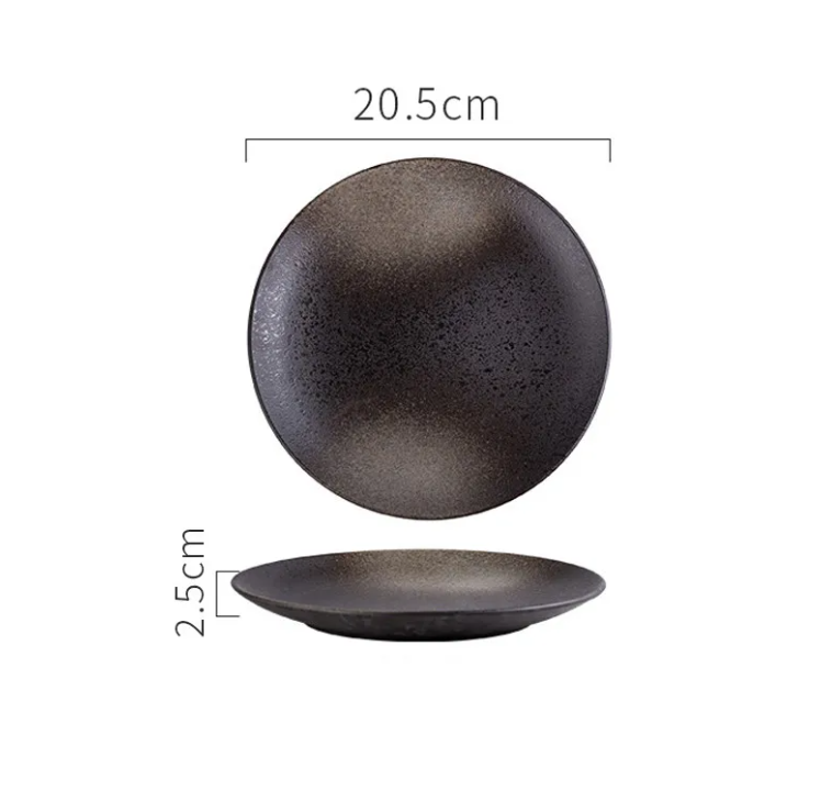 Artisan Ceramic Steak Plate – Aesthetic Home Dining Decor for a Stylish Table Setting