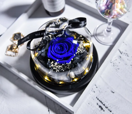 Preserved Rose Home Decor – Romantic Gift for Her