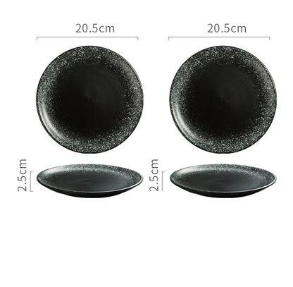 Artisan Ceramic Steak Plate – Aesthetic Home Dining Decor for a Stylish Table Setting