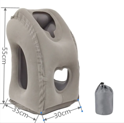 TravelEase Inflatable Neck Pillow — Compact Travel Comfort