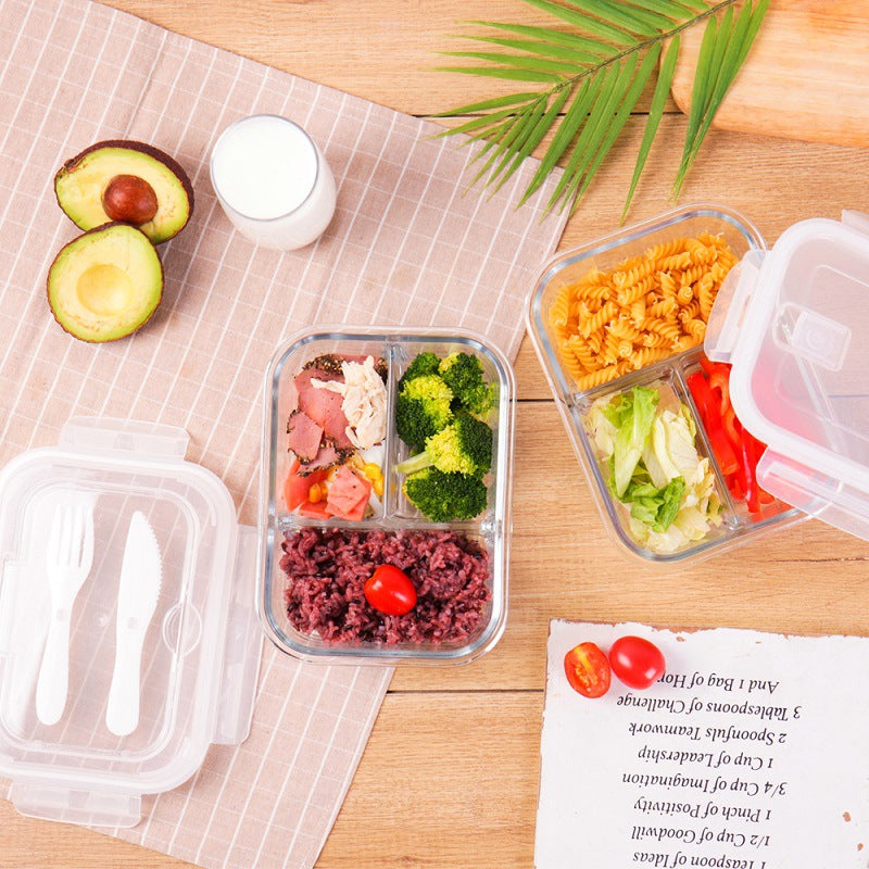Premium Glass Meal Prep Containers — Airtight Lids Set