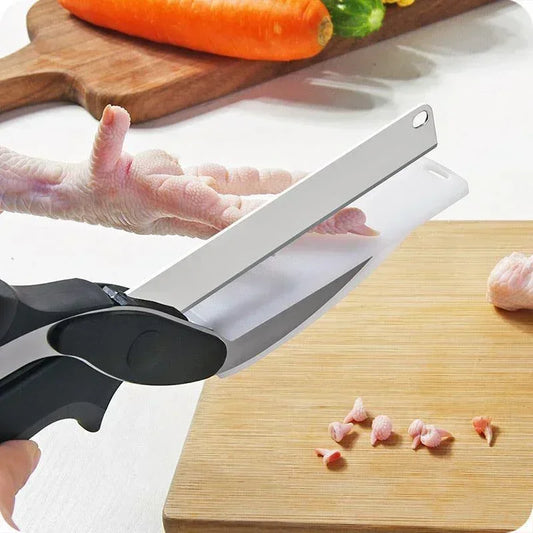 Kitchen Food Scissors with Cutting Board