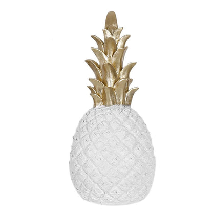 Gleaming Pineapple Resin Decor